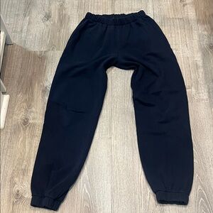 Brandy Melville John Galt navy blue Rosa Jogger Pants one size